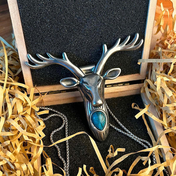 Deer Skull Necklace Knife Buckle - Gifts for You 'n Me