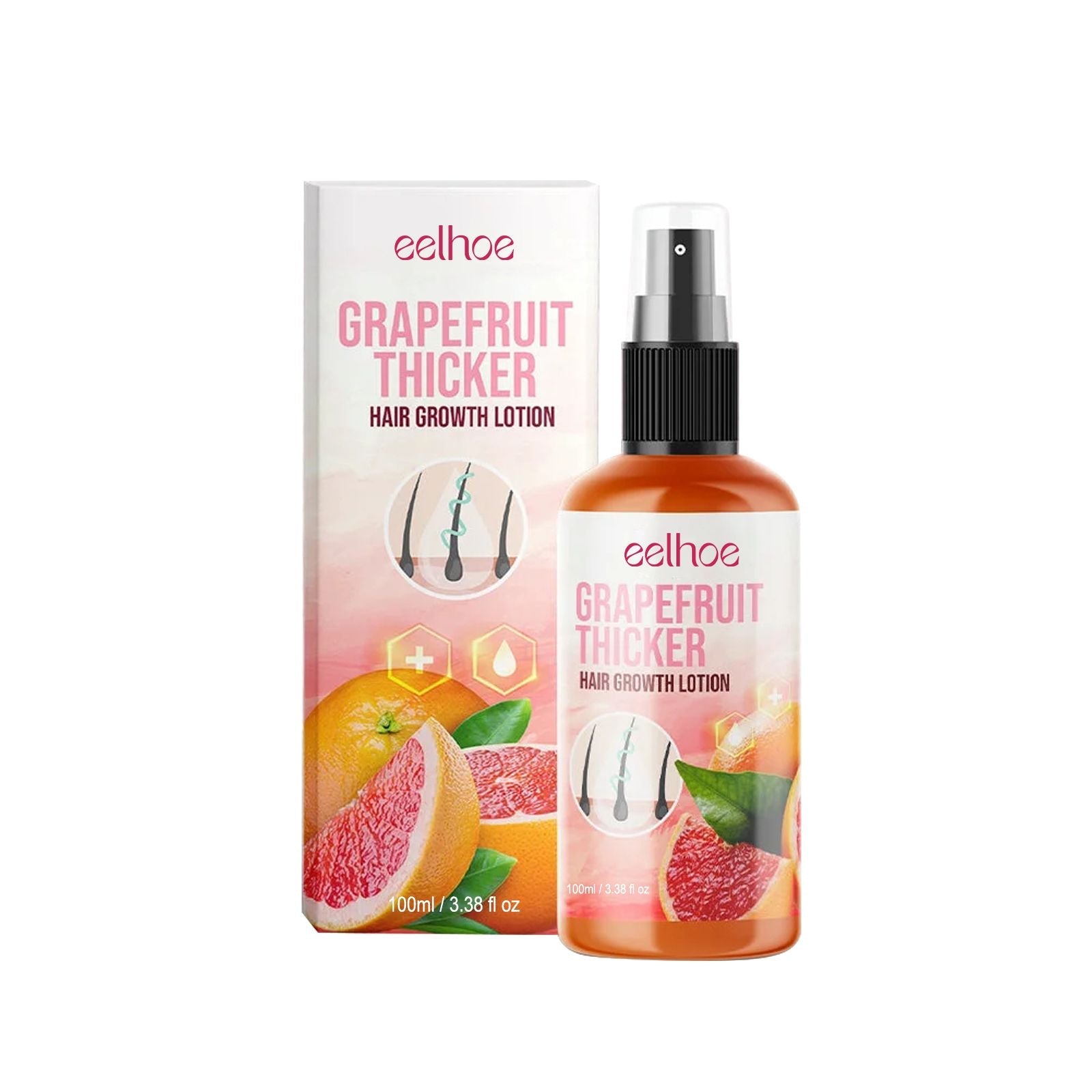 Grapefruit Hair Mist, Repair Damaged Hair Moisturizing And Thickening Hair Stabilization Spray