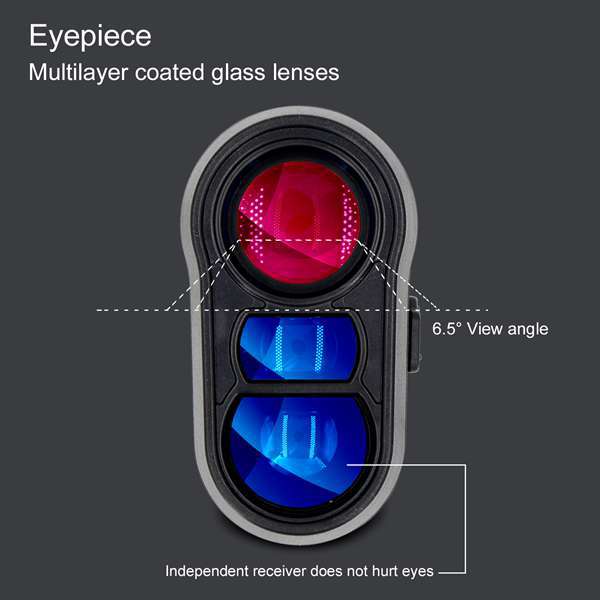 KM-M600 Laser Rangefinder High Precision Outdoor Handheld Golf Electronic Ruler Multifunctional Telescope