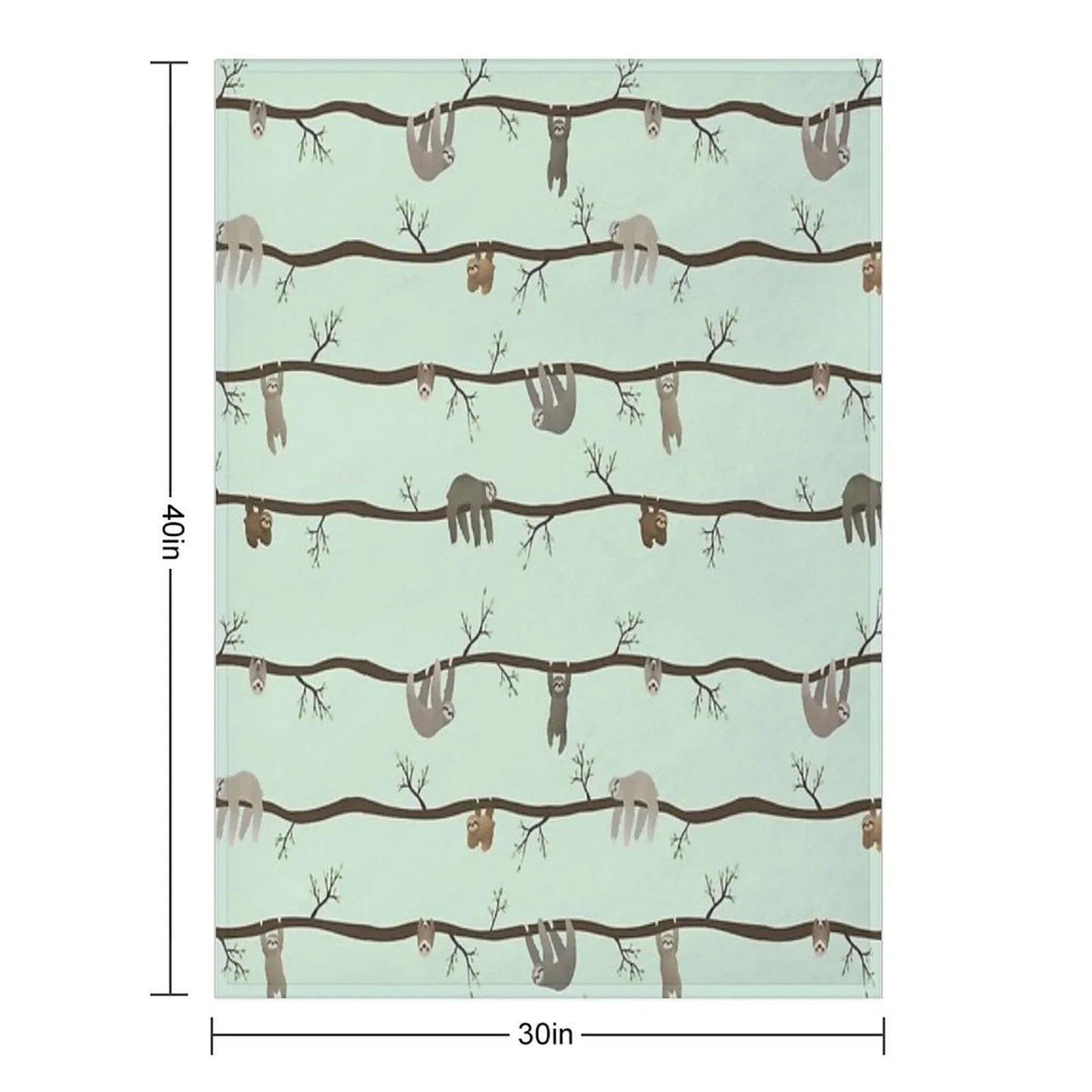 Sloths Throw Blanket