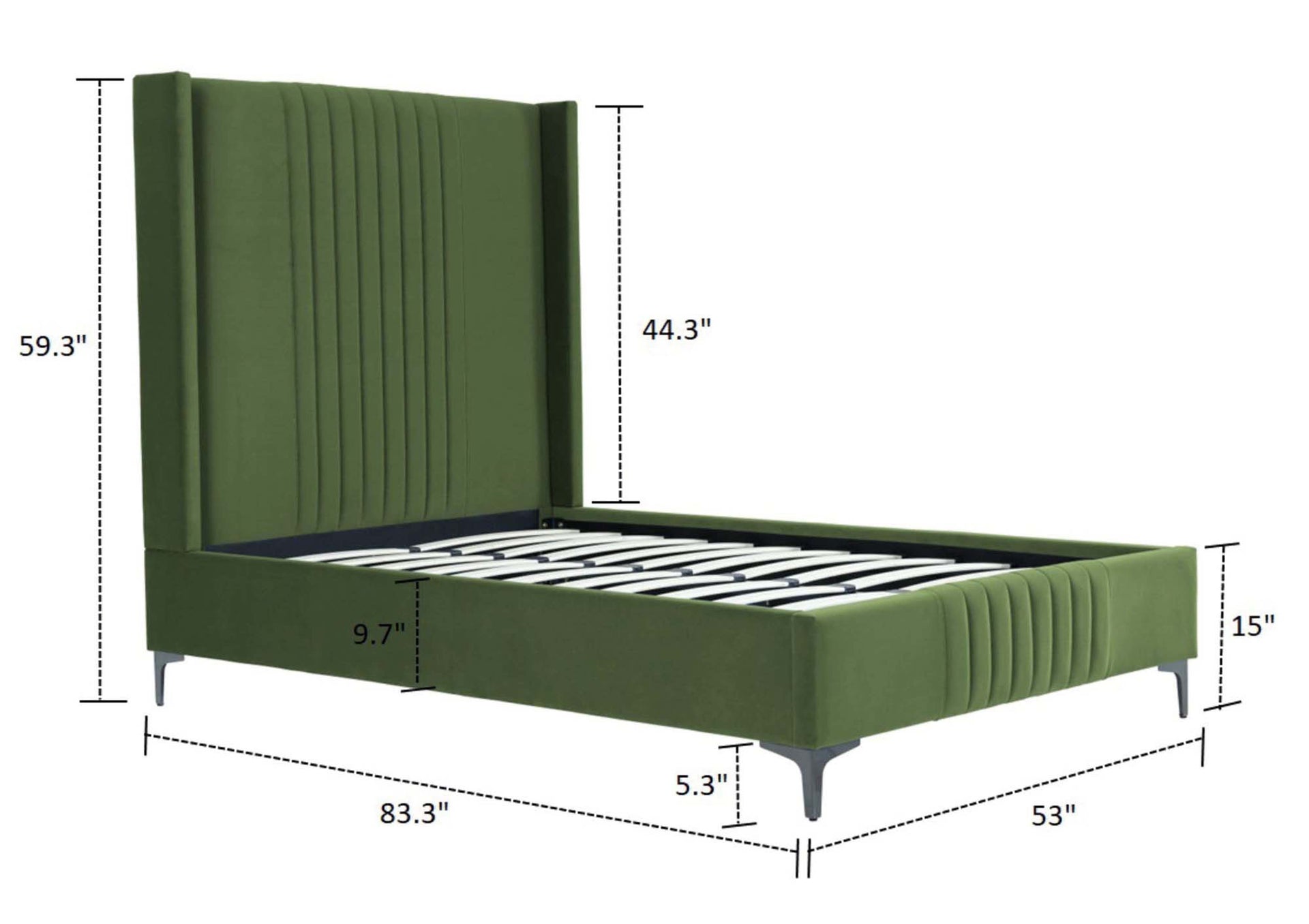 Promenade Upholstered Velvet 48