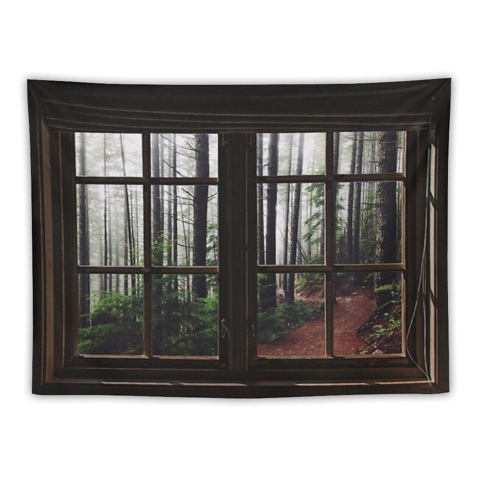 Forest Window Tapestry