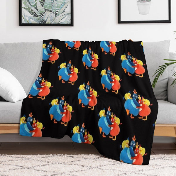 Twirlywoos Cute Characters Compact Throw Blanket