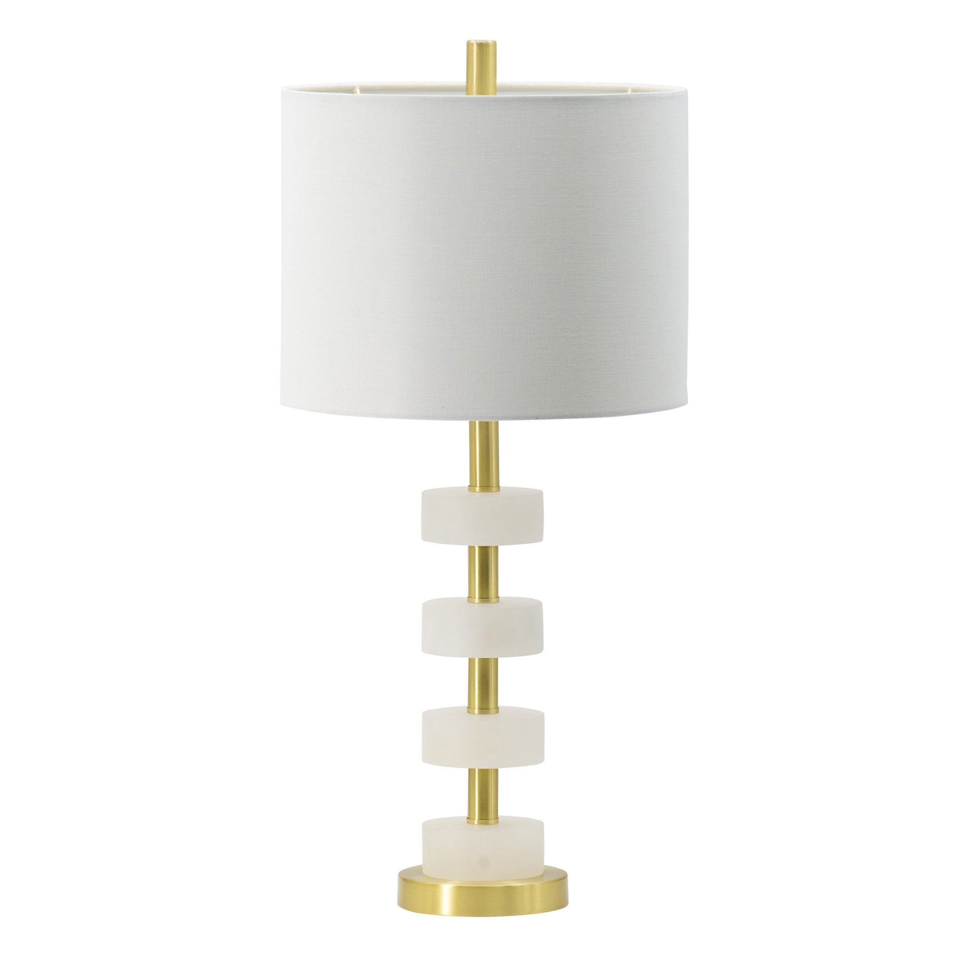 13x13x26' Marble Table Lamp