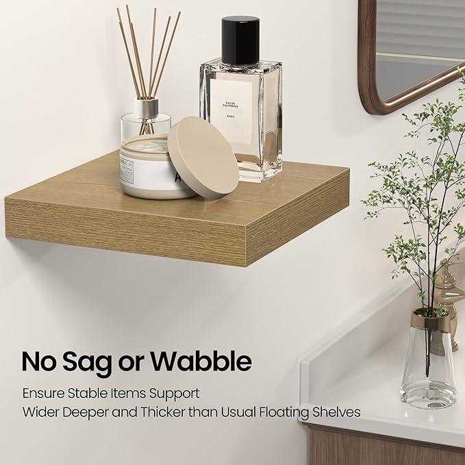 Square Floating Shelves for Wall, 10