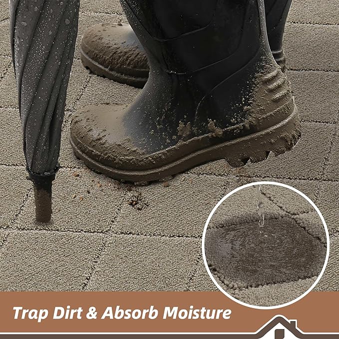 BEQHAUSE Dirt Trapper Door Mat 24