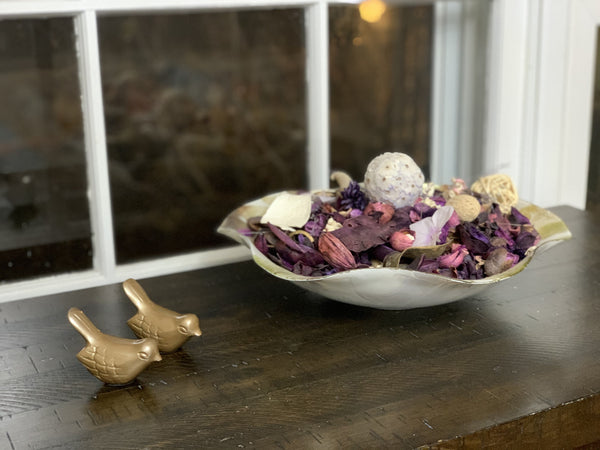 Vibhsa Birds of Health and Happiness Set of 2 (Marigold)