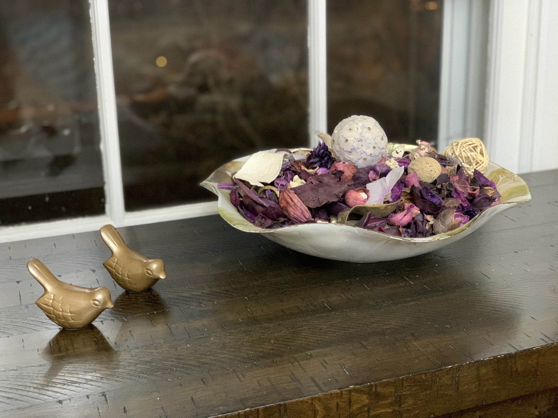 Vibhsa Birds of Health and Happiness Set of 2 (Marigold)