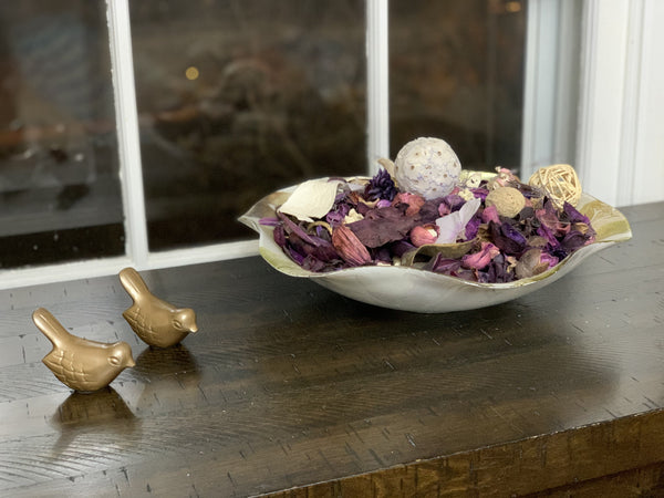 Vibhsa Birds of Health and Happiness Set of 2 (Marigold)