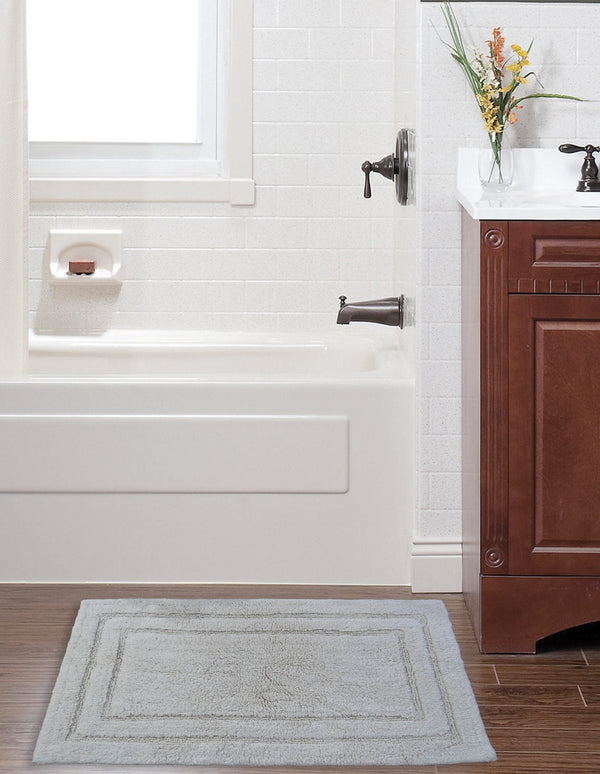 CHICOS HOME Ivory Color Plain Bath Rug 20