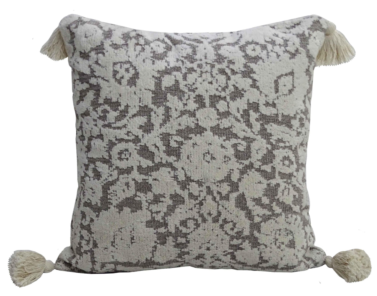 Throw Pillow with Tassels 20
