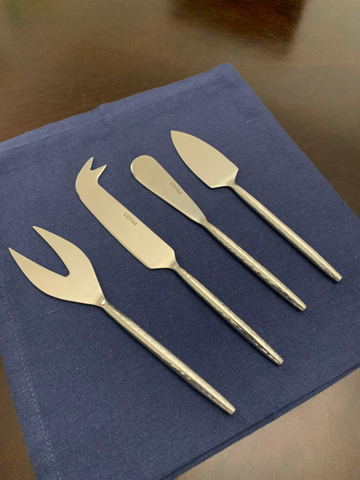 Vibhsa Stainless Steel Cheese Knives set of 4