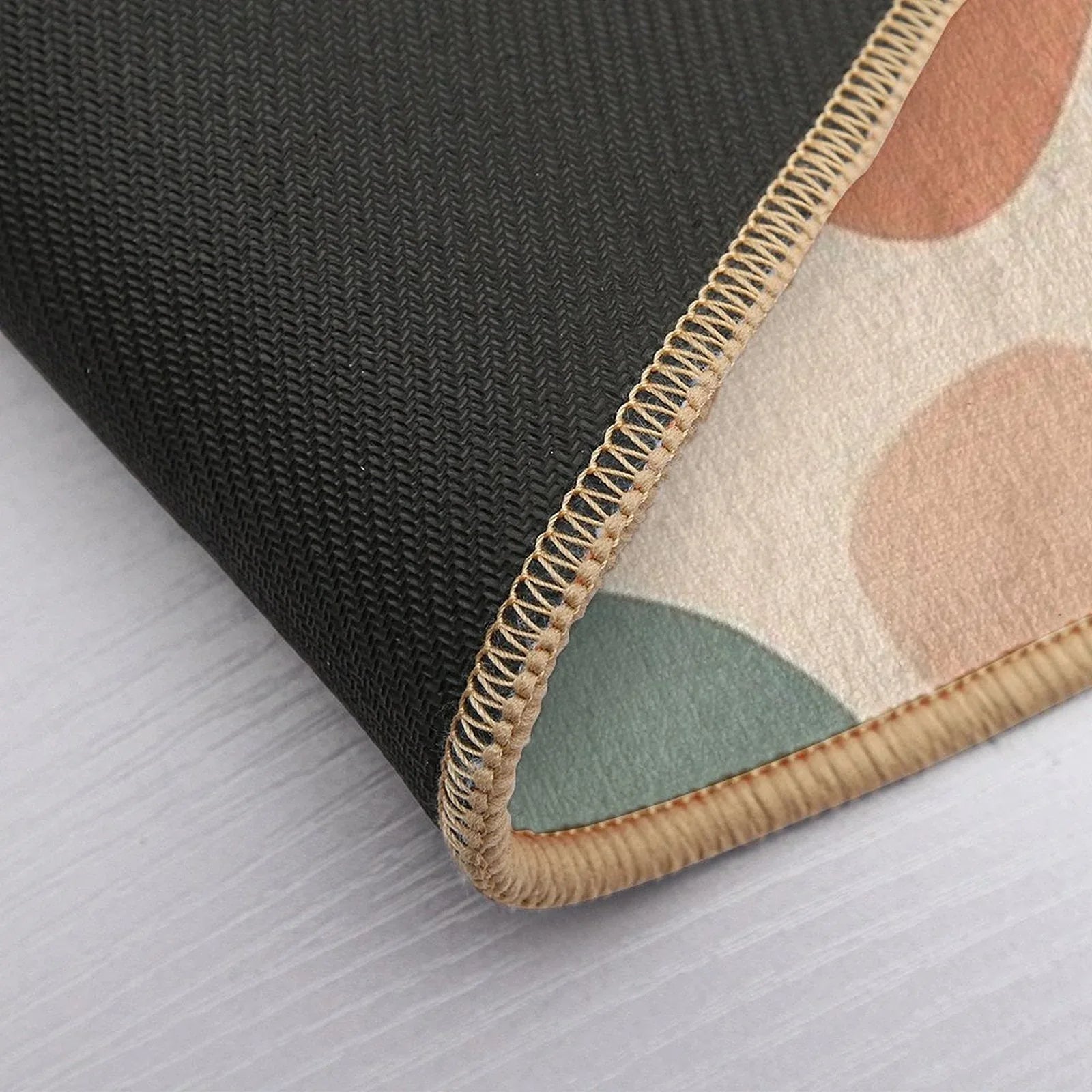 Earth Tones Shapes Bath Mat