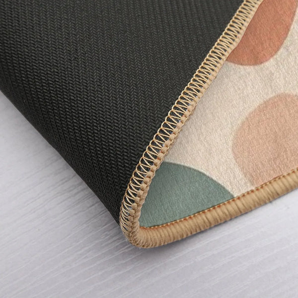 Earth Tones Shapes Bath Mat