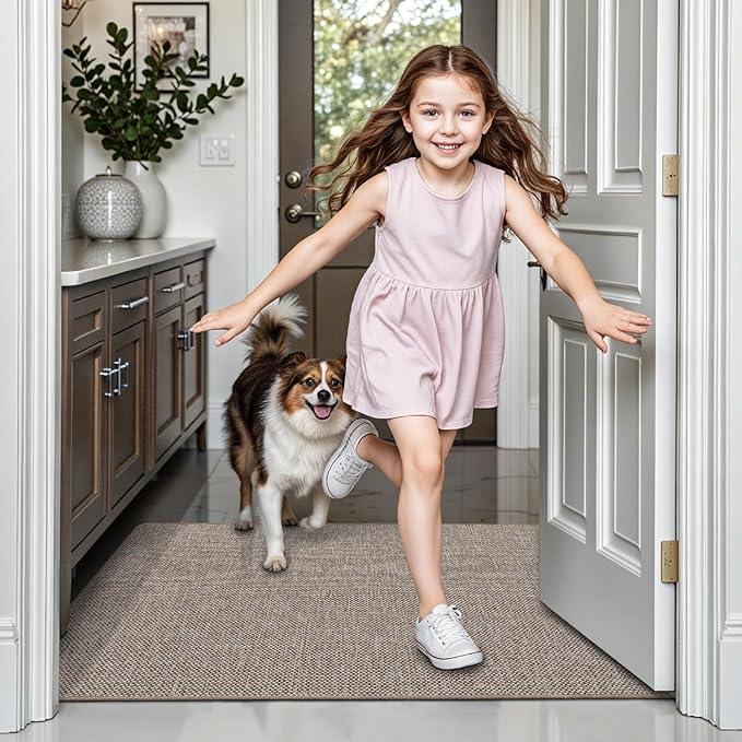 LUMI Ultra Thin Door Mat for Entryway,48