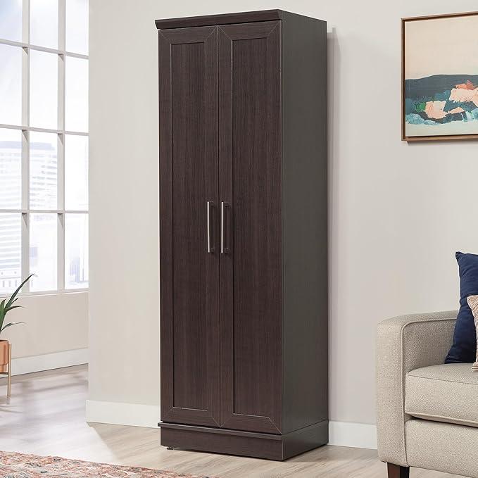 Sauder HomePlus Kitchen Pantry Storage Cabinet with Adjustable Shelves, Laundry Bathroom, L: 23.31