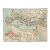 Vintage Map of The Roman Empire Tapestry