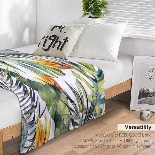 TROPICAL GARDEN Compact Throw Blanket