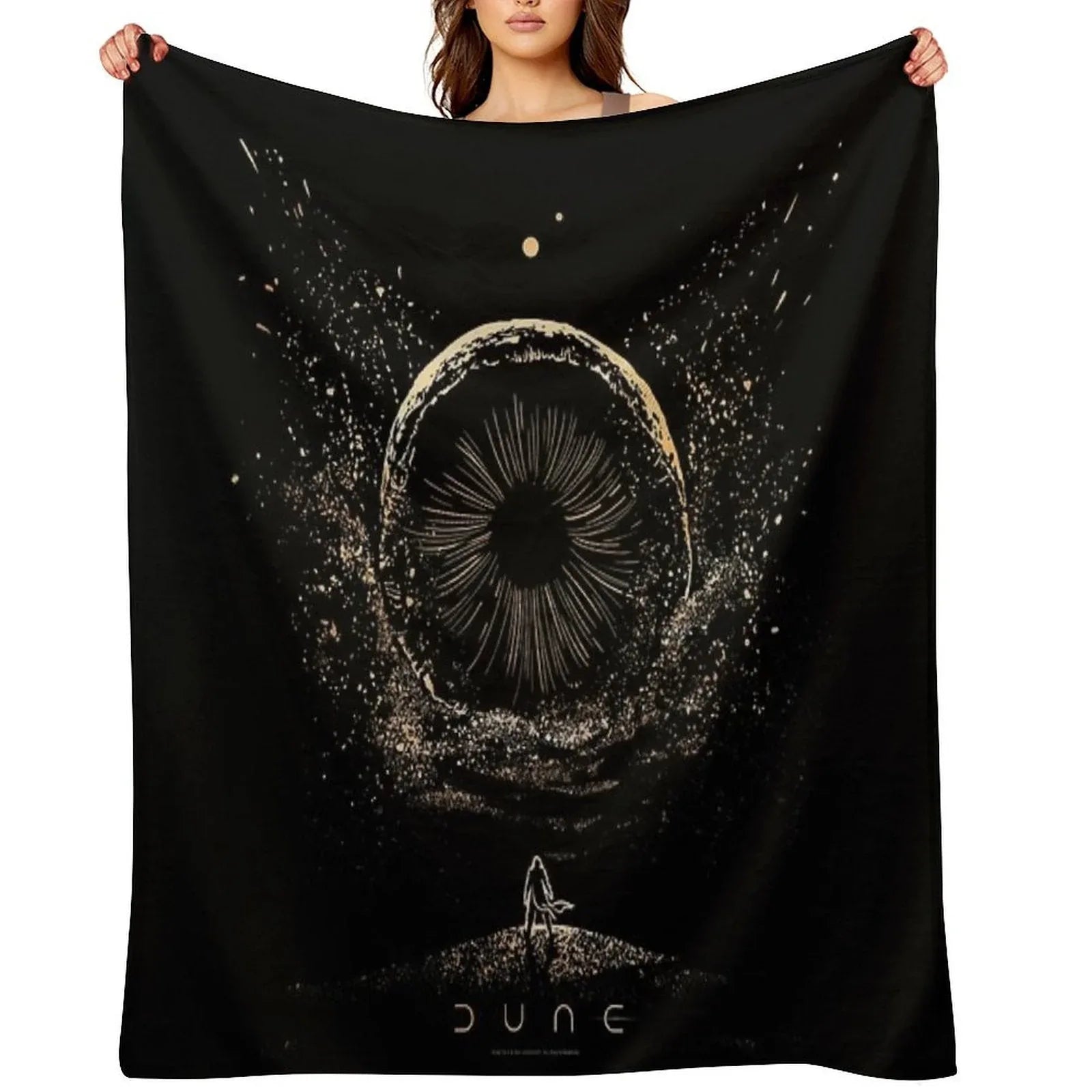 Shai-Hulud The Sandworm Throw Blanket