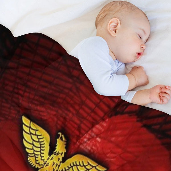BENFICA FC Machine-washable Throw Blanket