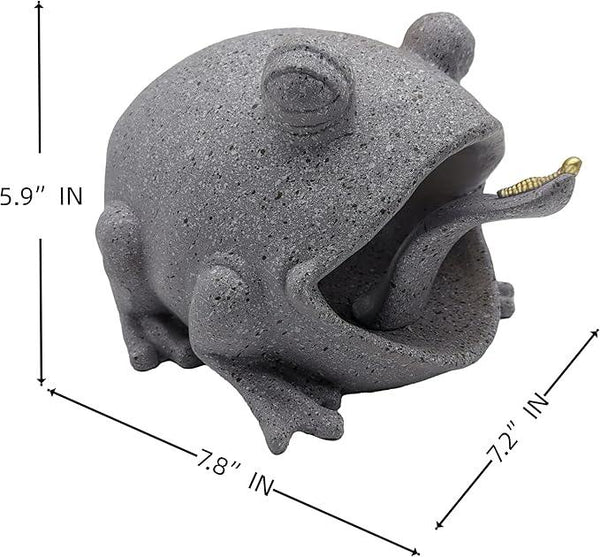 Frog Statues Gutter Downspout Extension Statues Garden Decoration,Animal Resin Statue Outdoor Decor,Downspout Diverter,Decorative Gutter Extension,3
