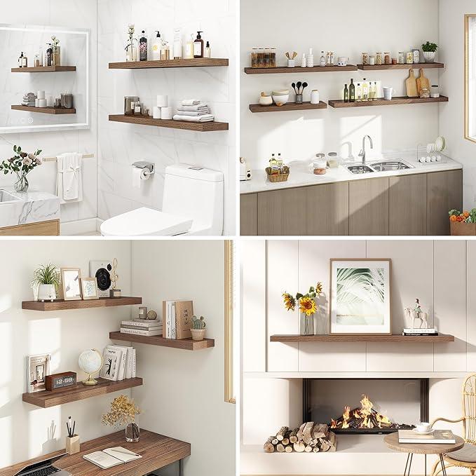 Dreamland 36 Inches Floating Shelves for Wall, 9.3