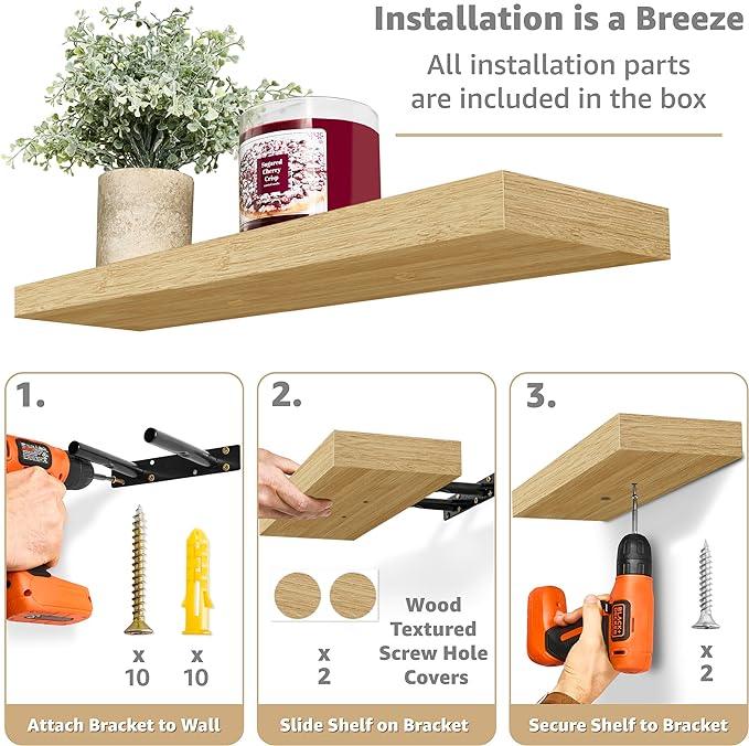 Sorbus Floating Shelves for Wall - 24