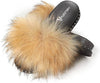 Women's Furry Faux Fur Slides