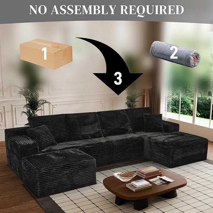 Modular Sectional Sofa Cloud Sectional Couch, 135