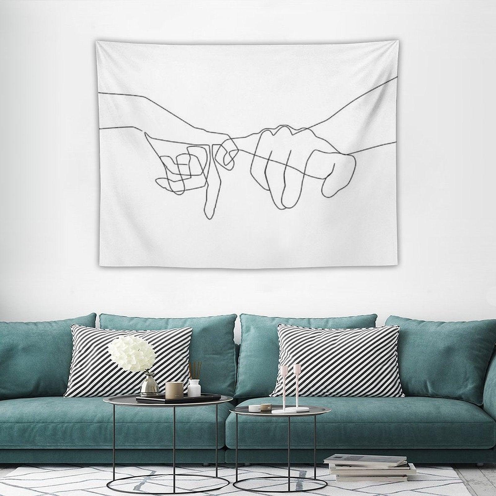 Pinky Swear Tapestry