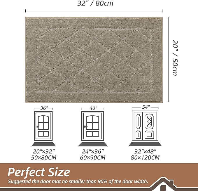BEQHAUSE Dirt Trapper Door Mat 20