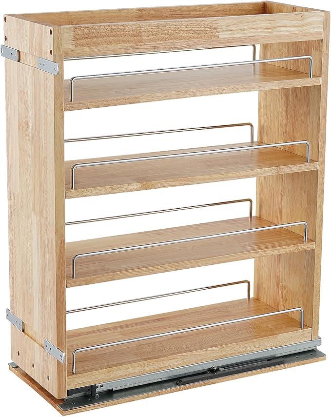 DINDON Pull Out Spice Rack Cabinet Organizer, (8