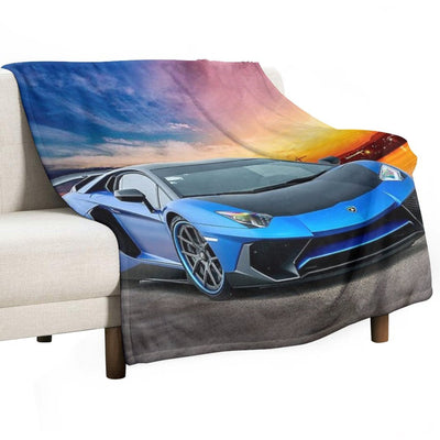 Lambo Aventador Sport Car Comfort Throw Blanket