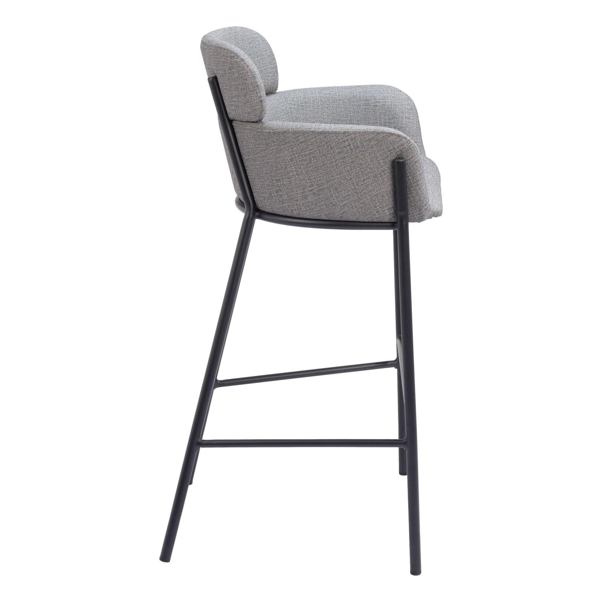 Bremor Barstool Slate Gray