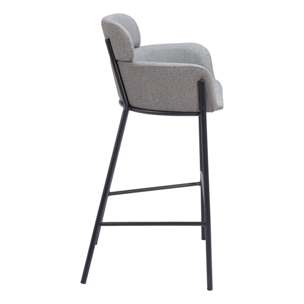 Bremor Barstool Slate Gray