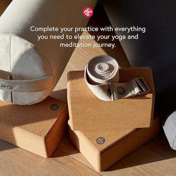 Manduka eKO SuperLite Yoga Mat - 1.5mm Natural Rubber | Foldable & Travel Friendly | Soft Textured Surface | Eco-friendly