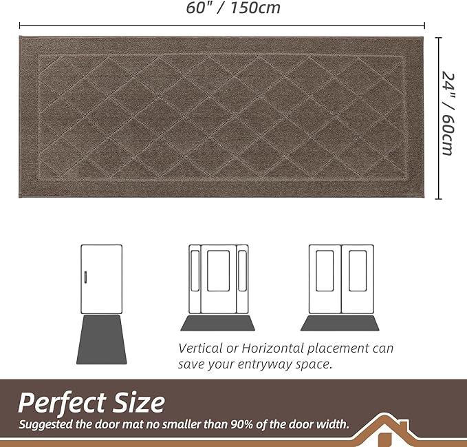 BEQHAUSE Dirt Trapper Door Mat 24