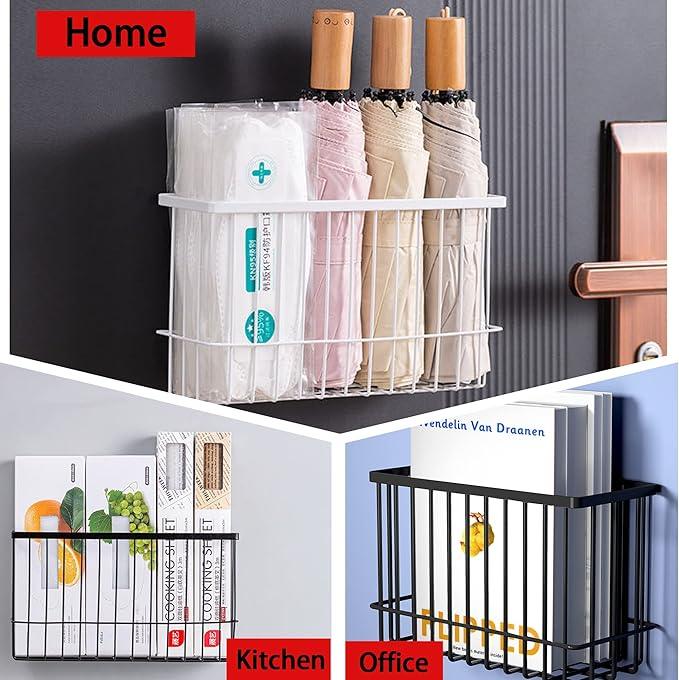 Magnetic Basket Fridge Lint Bin Dryer Ball Holder Laundry Room Organization Home Storage for Class Office School