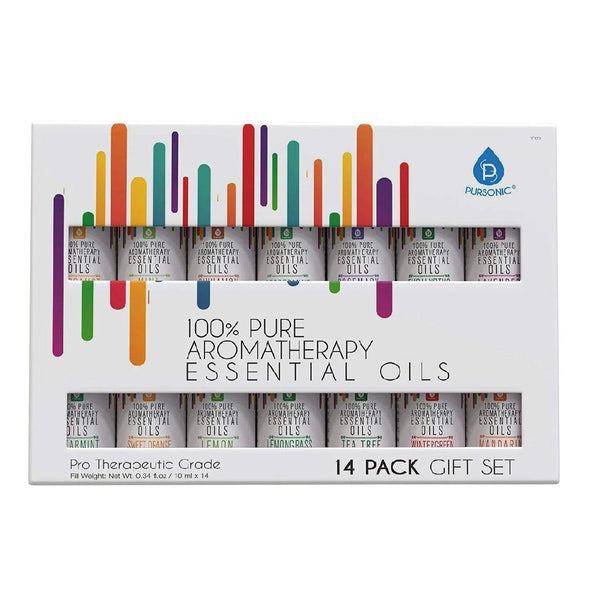 14 Pack of 100% Pure Essential Aromatherapy Oils - Gifts for You 'n Me