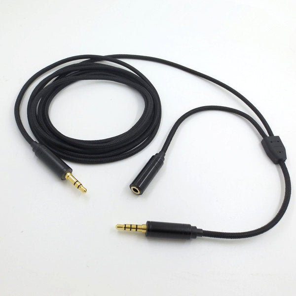 3.5mm voice party live recording audio cable extension cable for PUBG mobile game screen casting computer chat link cable