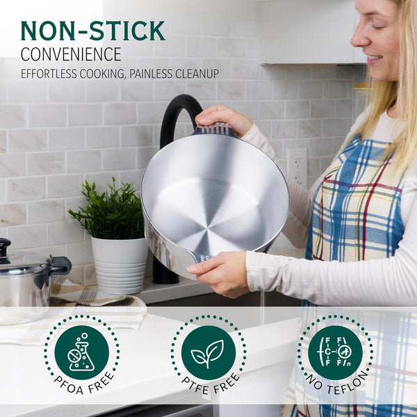 3 Quarts Round Dutch Oven with Lid