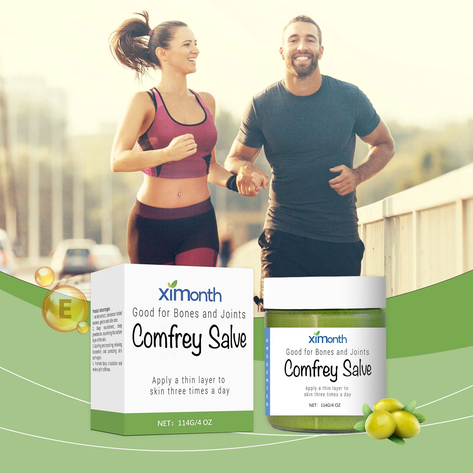 Herbal Treatment Cream Massage Applied To Knee, Wrist, Waist And Shoulder Discomfort Daily Treatment Cream