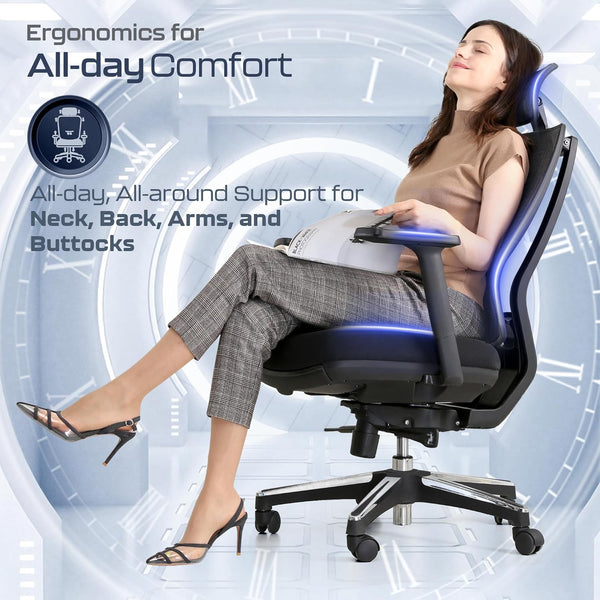 OdinLake L2 (Ergo PRO 633) | Ergonomic Office Chair(Built-in Footrest)
