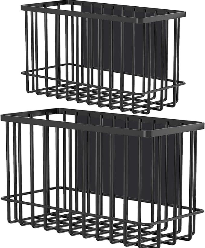 Magnetic Basket Fridge Lint Bin Dryer Ball Holder Laundry Room Organization Home Storage for Class Office School