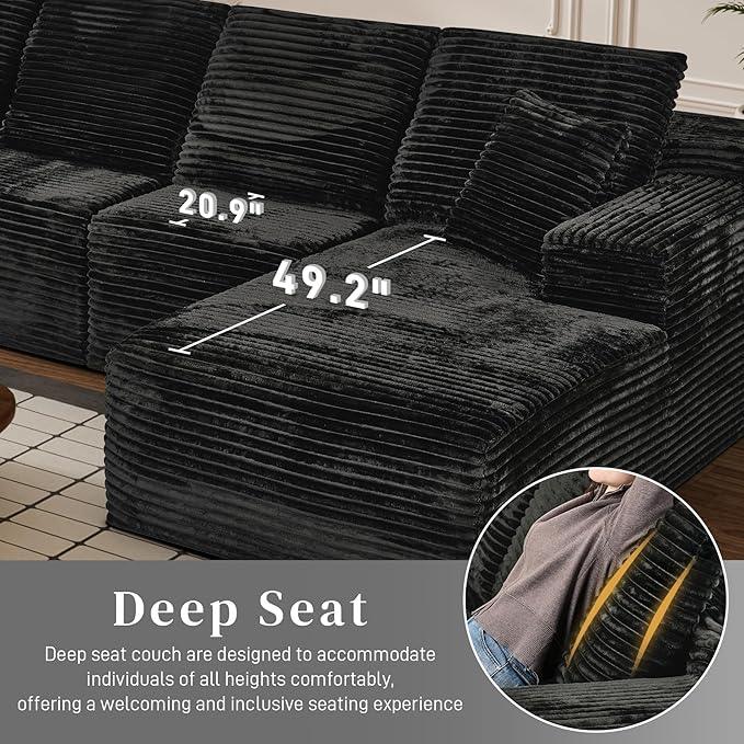 Modular Sectional Sofa Cloud Sectional Couch, 135