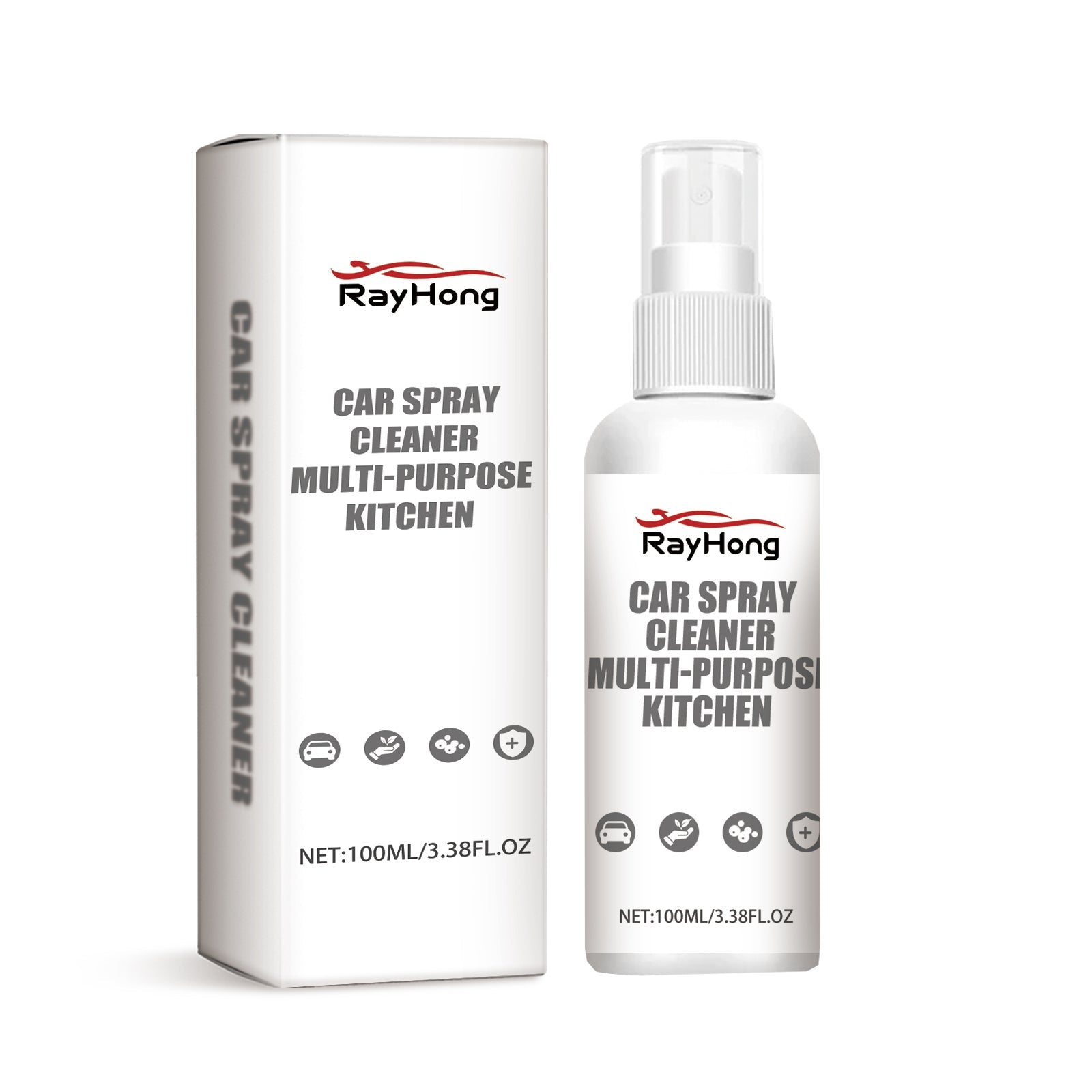 Automotive Spray Cleaner, Automotive Interior Glass Oil Film Decontamination Multi-Functional Foam Cleaner