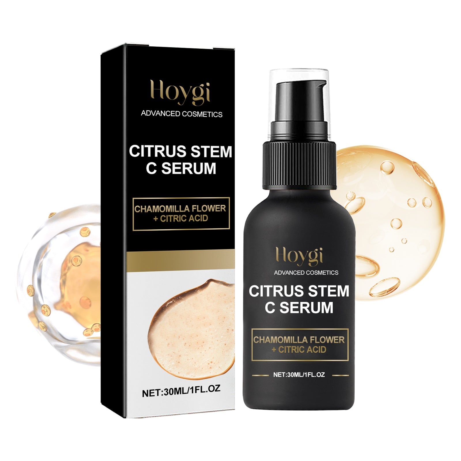 Citrus Stem C Serum, Reduce Wrinkles Improve Skin Elasticity Firming And Lifting Anti-Aging Serum
