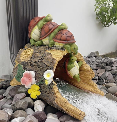 Funny Turtle Gutter Downspout Extender Statue, Garden Ornament, Decorative Gutter Extension Downspout, Perfect Rain Diverter for 3