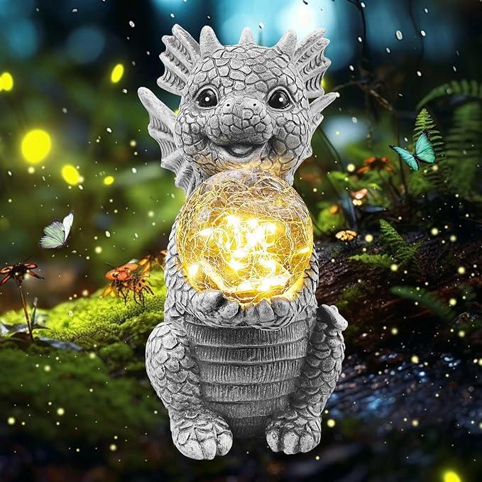 Solar Garden Outdoor Statues 7.2