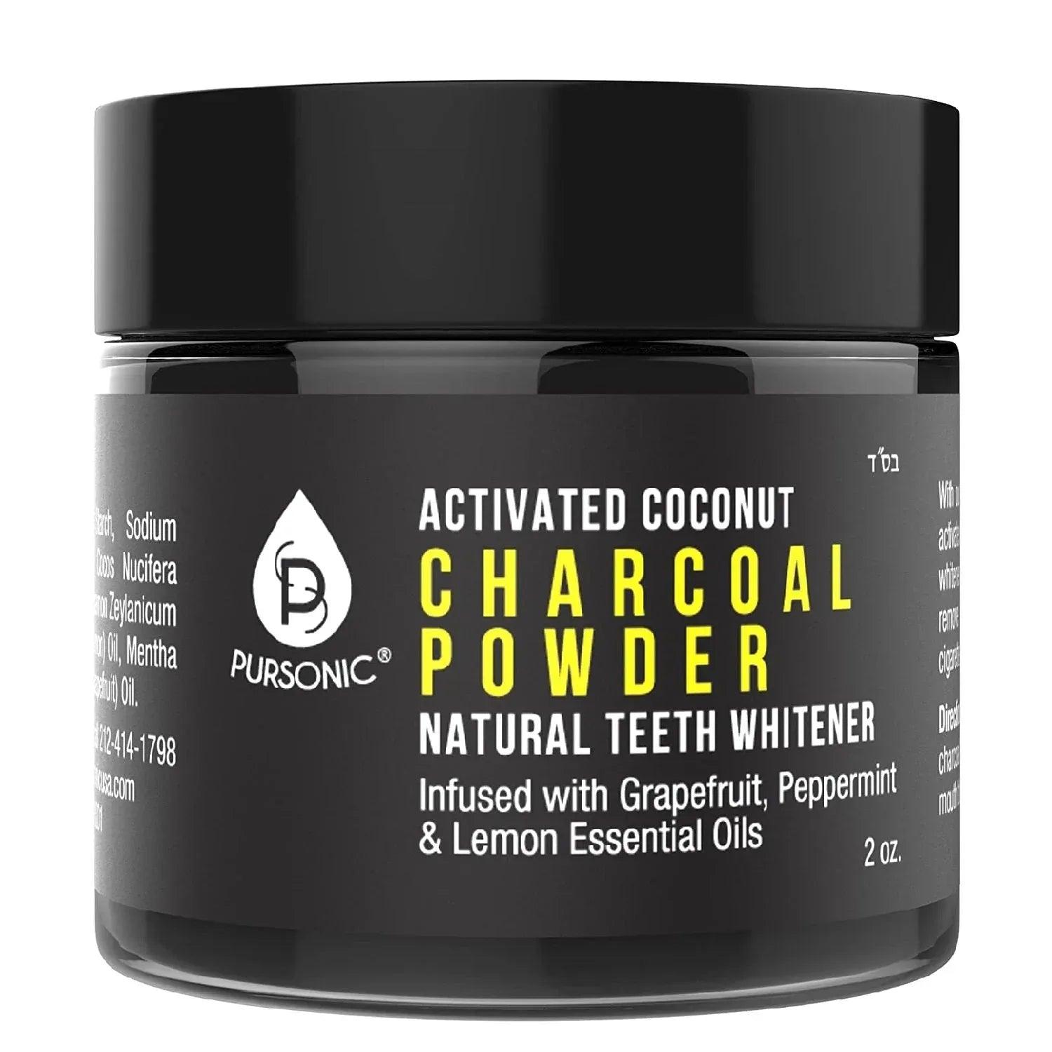 Activated Coconut Charcoal Powder Natural Teeth Whitener - Gifts for You 'n Me